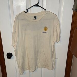 Wild Fable Cream Short Sleeve Tee